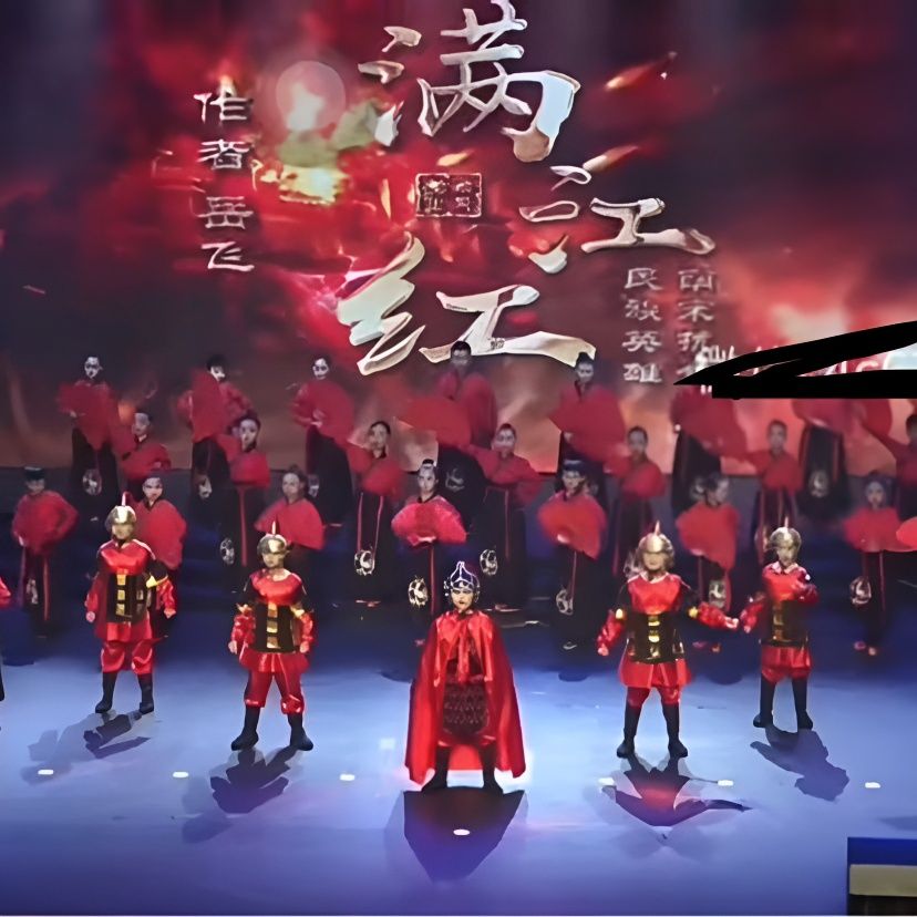 2026年满江红合唱服岳飞母亲精忠报国演出盔甲将士兵古代表演服