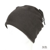 亚马逊户外抓绒围脖男女套头脖套冬季 多功能头套保暖面罩帽子