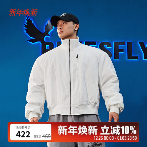 BLUESFLY美式复古夹克外套棉服男