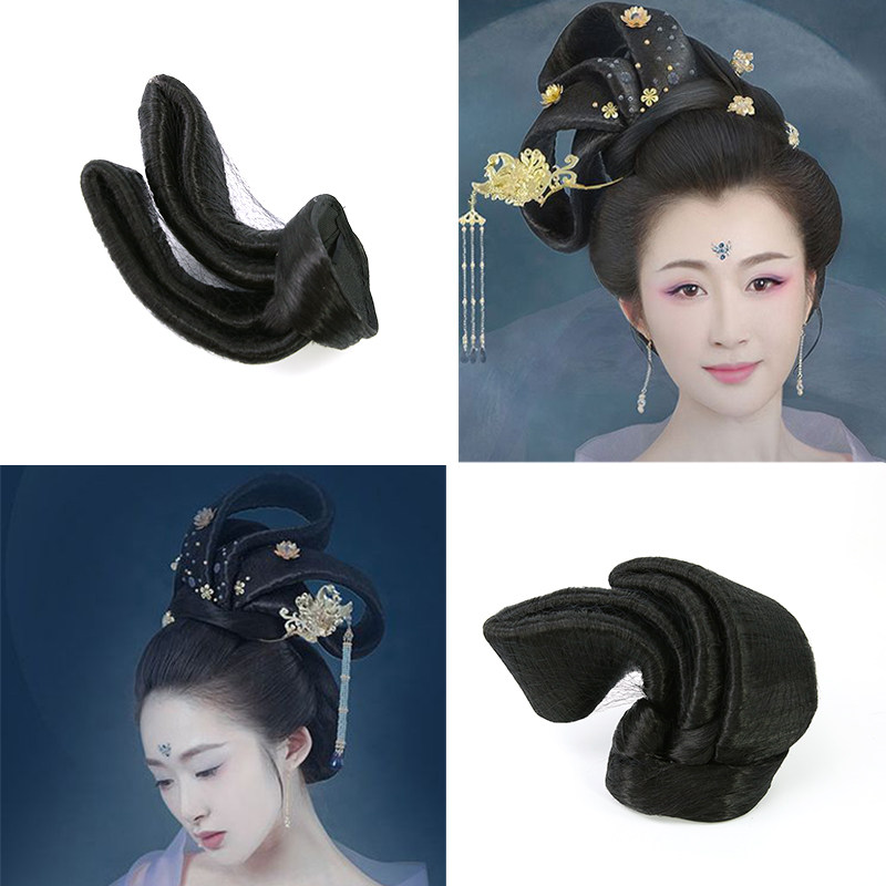 高发髻古装,古装双平髻,古代发髻怎么盘(第15页)_大山谷图库