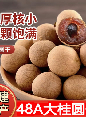 福建48A+特大果桂圆龙眼干货福建特产肉厚下午茶营养零食泡水煮粥