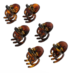 美国代购Camila Paris法国法式发夹边夹刘海夹小迷你抓夹琥珀色黑