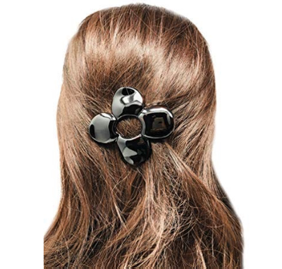 醋酸法式风花朵刘海抓夹