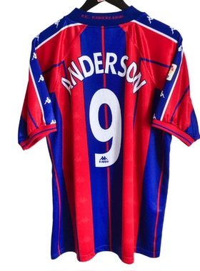 97 98 Retro Home Barcelona GUARDIOLA RONALDO Soccer Jersey