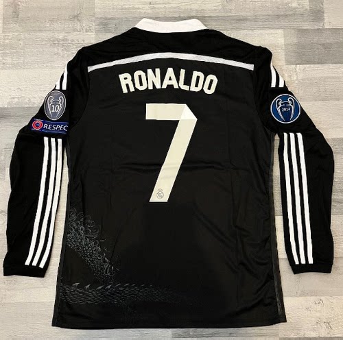 14 15 Retro Real Madrid Long RONALDO BALE Vintage Jersey