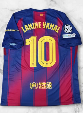 2025/26 Barcelona Lamine Yamal RASHFORD soccer Jersey
