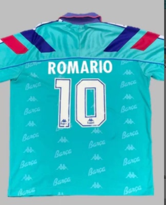 Retro 92 95 Barcelona ROMARIO KOEMAN Vintage Classic Jersey