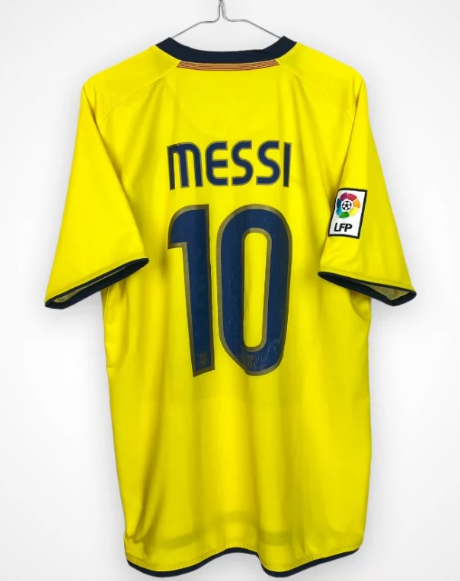 Retro 08 09 Barcelona away MESSI HENRY Vintage Soccer Jersey