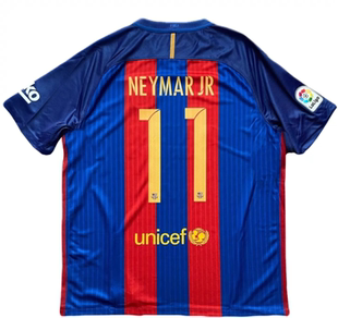 Barcelona Retro 16 17 MESSI SUAREZ NEYMAR JR Classic Jersey