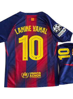 25-26 Barcelona Kids kits GAVI LAMINE YAMAL Soccer Jersey