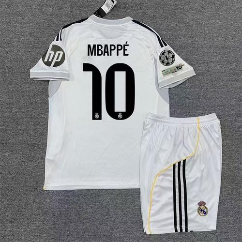 New Real Madrid MBAPPE Bellingham VINI JR Kids Soccer Jersey