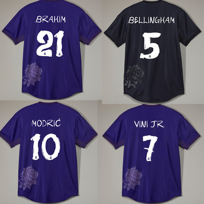 Real Madrid 120th Anniversary Bellingham Vini Jr. Jerseys