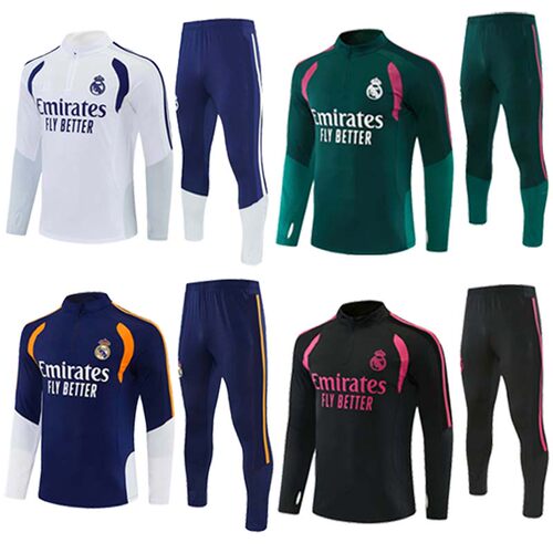 Real Madrid Training suit Bellingham Vini Men Kids Tracksuit