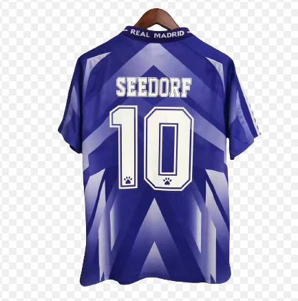 Vintage 96 97 RAUL Seedorf Real Madrid Soccer Jersey