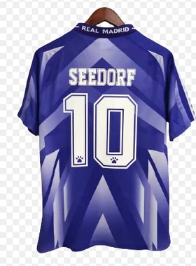 Vintage 96 97 RAUL Seedorf Real Madrid Soccer Jersey