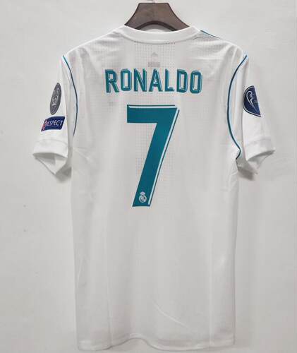 Retro 17 18 Real Madrid RONALDO BALE Vintage Classic Jersey
