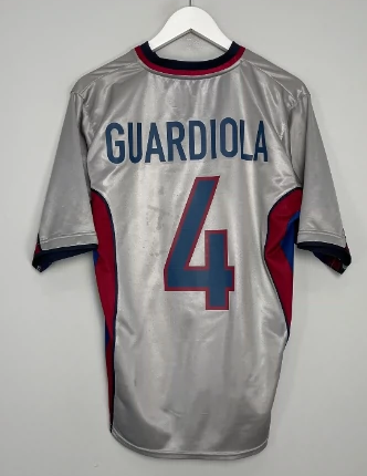 Barcelona 98 99 Vintage GUARDIOLA RIVALDO FIGO XAVI Jerseys