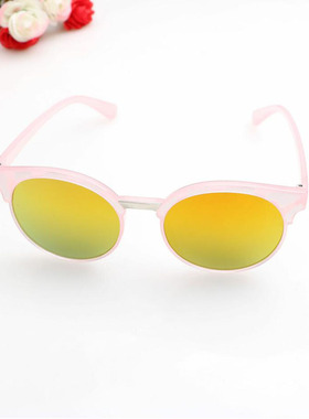 墨镜男士圆脸大框反光太阳镜包邮