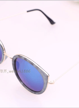 墨镜韩国圆脸时尚太阳镜新款包邮