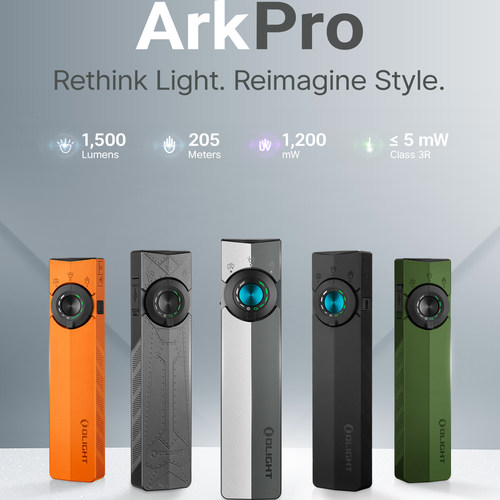 重磅新品 OLIGHT傲雷司令官2代Pro 4光合1小型便携强光充电手电筒