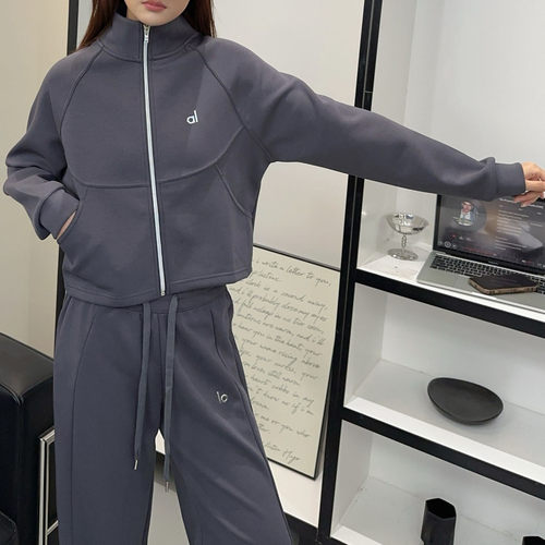 立领修身显瘦拉链运动外套春秋服