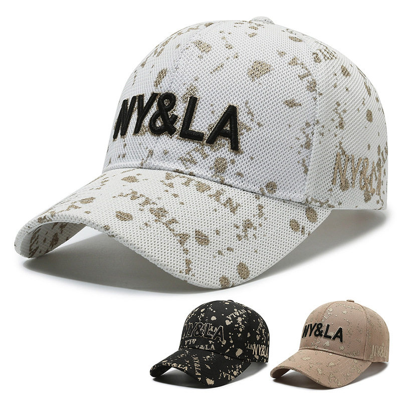 2025新[点点烫金全网NYLA】休闲时尚百搭男女同款登山出游棒球帽