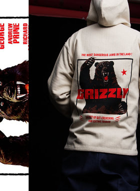 PACKRATS  Mexico BAJA Hoodie复古刺绣墨西哥民族款卫衣做旧