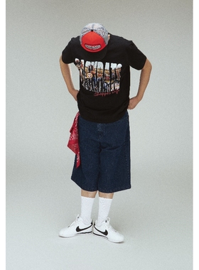 PACKRATS 美棉复古男士短袖t恤休闲