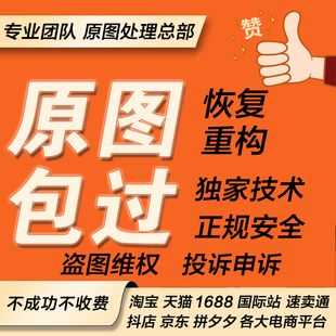 原图恢复数据重构图片相机属性修改侵权维权违规处理盗图投诉申诉
