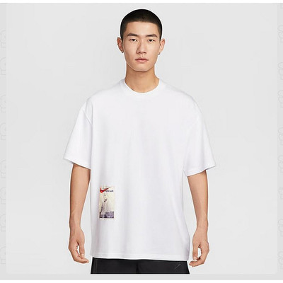 Nike耐克短袖男夏季百搭休闲宽松透气印花刺绣运动T恤HQ9253-100