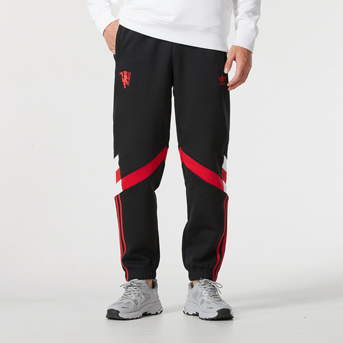 Adidas阿迪达斯MUFCOGPNT曼联足球文化男子冬季长裤IS6520