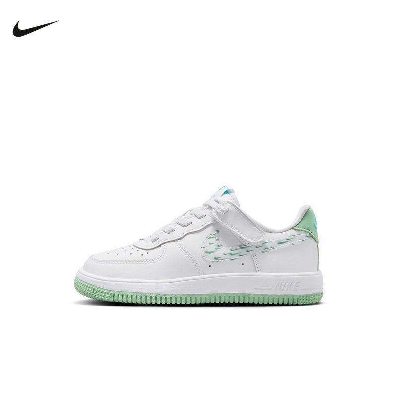 NIKE耐克Air Force 1空军一号幼童运动魔术贴休闲板鞋IR8300-111