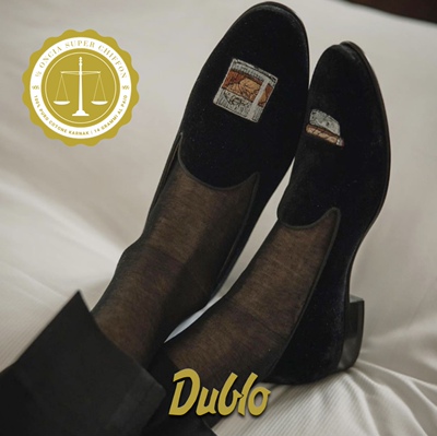 Dublo 素面 意大利奢华正装袜 ½ Oncia Super Chiffon 长筒袜