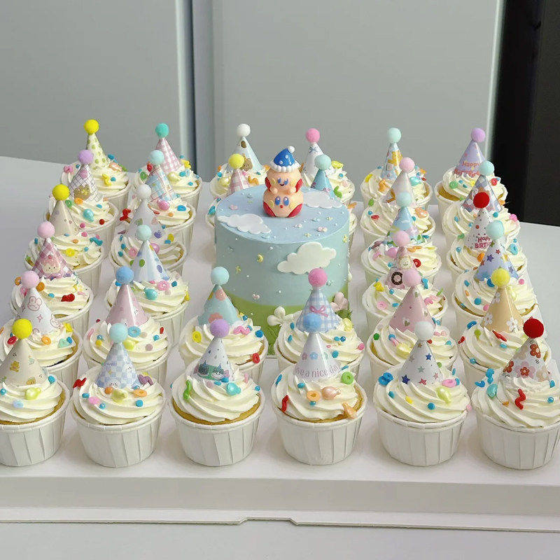 毕业季生日蛋糕成品小帽子装饰幼儿园小学班级韩国可爱ins风卡通