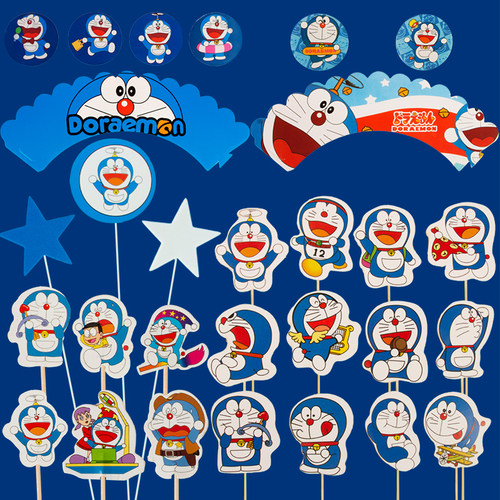 哆啦a梦插件叮当猫甜品台