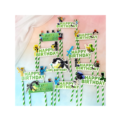 我的世界生日摆件蛋糕配装