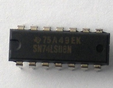 原装74LS08 SN74LS08N 四路2输入与门 直插DIP-14