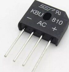 KBU810 8A 1000V 整流桥 扁桥 桥堆 四脚