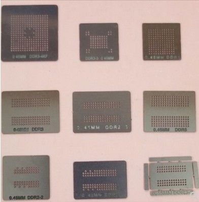 9件套 DDR DDR2 DDR3 DDR5内存钢网 内存显存钢网 直接加热钢网