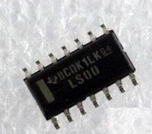 贴片 LS00 SN74LS00D 四路2输入与非门芯片 SOP-14质量保证