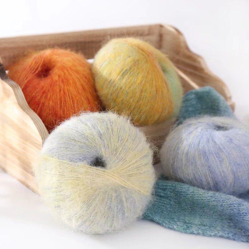 马海毛渐变色油画花色马海毛手编钩针细线马海毛毛线幼马海细线,服饰配件/皮带/帽子/围巾,毛线,淘宝优惠券,粉丝福利购,淘宝优惠卷