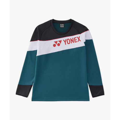 26新款JP版YONEX尤尼克斯羽网通用服男款发热胶囊防静电长袖31062