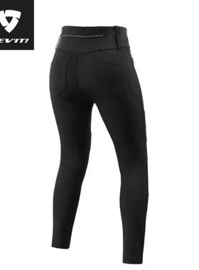 REVIT艾力绅 Ellison摩托车骑行裤子夏季女牛仔裤防摔修身弹力