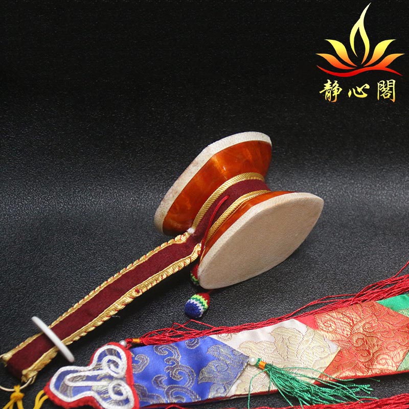 尼泊尔羊皮桑当木精品手鼓手工