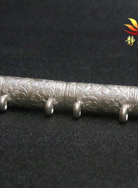 男女纯银手工雕花细致