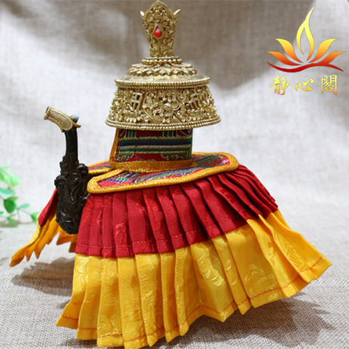 尼泊尔宝瓶衣服净水瓶灌顶壶贲巴壶奔巴瓶帷幔瓶衣服帷幔双色