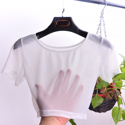 防晒薄纱衣吊带裙半截蕾丝打底衫