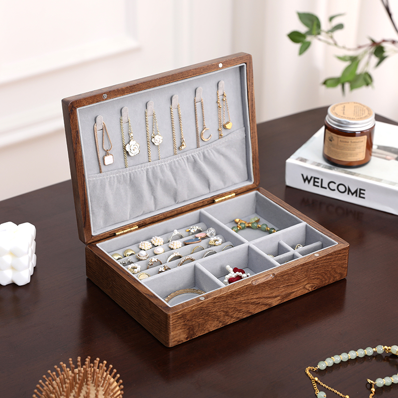 耳饰实木精致桌面复古高档