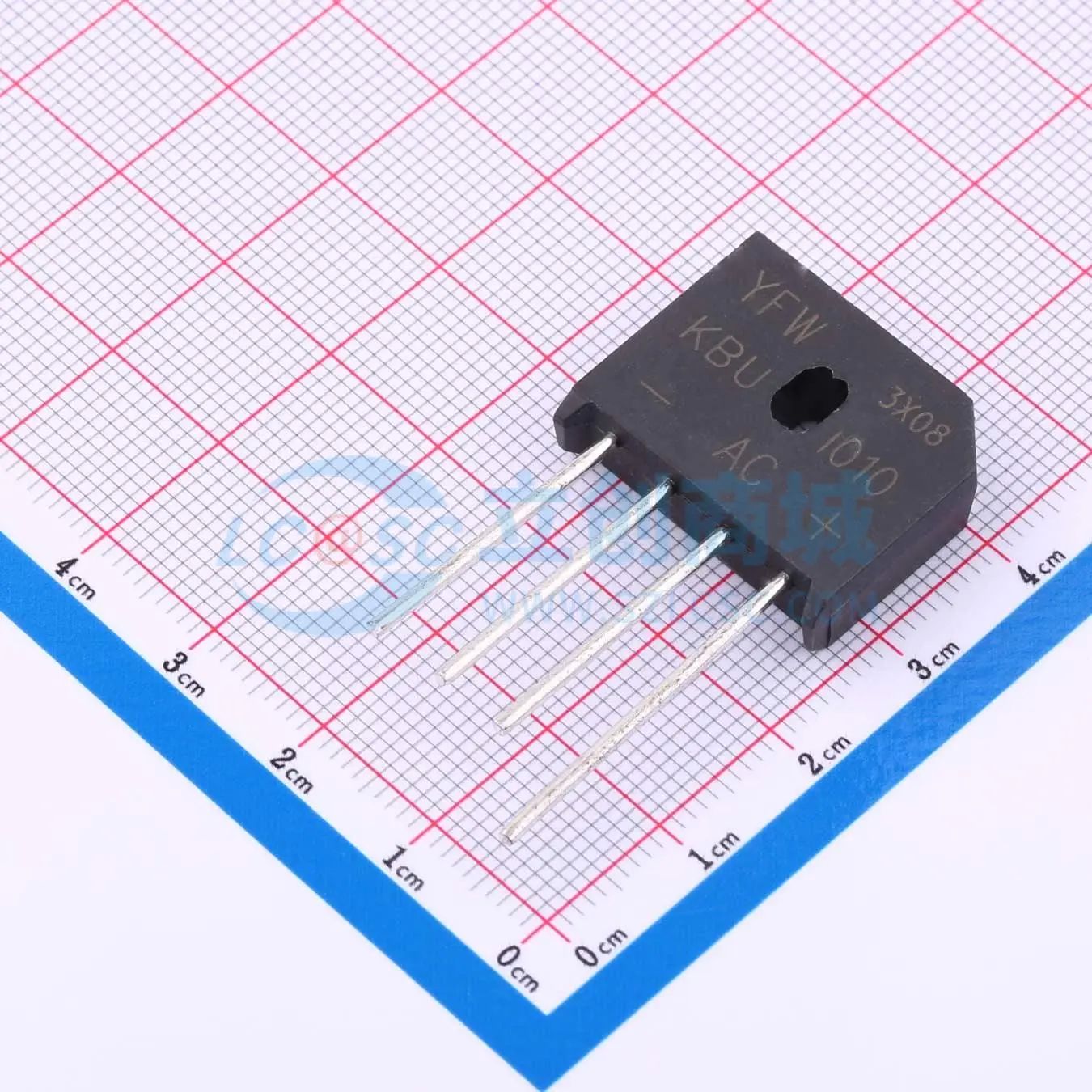 全新KBU1010整流桥 封装：KBU 耐压:1000V 电流:10A可开票