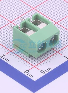 WJ126V-5.0-2P螺钉式接线端子5mm 1x2P直插绿色 可开票
